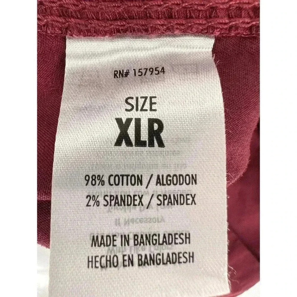 LINCOLN OUTFITTERS WORKWEAR FOREMAN FIT LONG SLEEVE BUTTON UP SHIRT MEN'S XLR - Picture 10 of 11